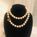 Kate Spade Jewelry | Kate Spade Large Pearl Long Strand Bow Necklace | Color: Gold/White | Size: Os