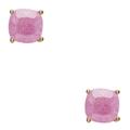 Kate Spade Jewelry | Kate Spade Semi-Precious Square Stone Small Stud Earrings In Pink | Color: Gold/Pink | Size: Os