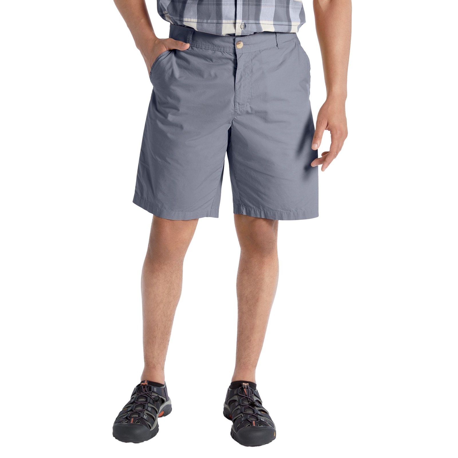 Columbia Men's Washed Out Short (Size 34) Grey Ash, Cotton