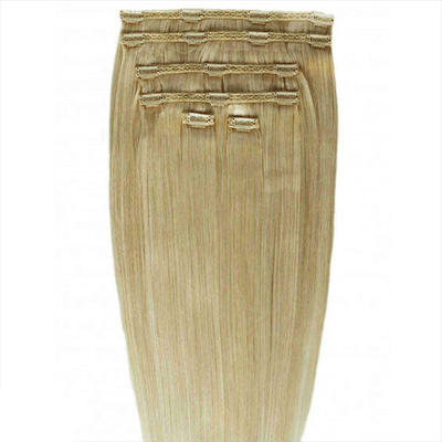 Gold24 Clip-in Extensions #4 Braun - 60 cm #27 Mittelblond 50 Hellbraun Image