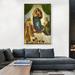 ARTCANVAS Sistine Madonna 1513 by Raphael - Wrapped Canvas Graphic Art Print Metal in Blue/Green/Yellow | 60 H x 40 W x 1.5 D in | Wayfair