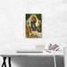 ARTCANVAS Sistine Madonna 1513 by Raphael - Wrapped Canvas Graphic Art Print Canvas, Wood in Blue/Green/Yellow | 18 H x 12 W x 0.75 D in | Wayfair