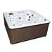 Cyanna Valley Spas Supreme 6 - Person 31 - Jet Plastic Square Hot Tub w/ Ozonator Plastic in White | 34 H x 78 W x 78 D in | Wayfair