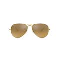 Ray-Ban – Aviator – RB3025 Aviator Metal Sunglasses 62 mm, Gold(Brown Gradient Lenses)