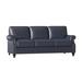 Bradington-Young West 82" Genuine Leather Rolled Arm Sofa Genuine Leather | 36 H x 82 W x 38 D in | Wayfair 759-95-911000-84-TU-MH-#9GM