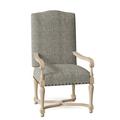 Hekman Ian Arm Chair Wood/Upholstered/Fabric in Gray | 46 H x 25 W x 26 D in | Wayfair 72371541-082115Brass