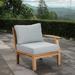 Pier Outdoor Patio Teak Right-Facing Sofa by Modway Wood in Brown | 31.5 H x 28.5 W x 32.5 D in | Wayfair EEI-1149-NAT-NAV-SET