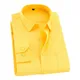 DAVYDAISY-Chemise à Manches sulfpour Homme Vêtement Décontracté de Marque en Sergé Blanc Jaune