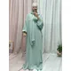 Vêtement de Prière Musulmane pour Femme Hijab Abaya Robe Maxi tiens imar Burqa Vêtements