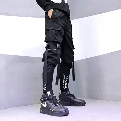 Pantalon de Jogging pour hommes mode japonaise Harajuku Techwear Hip Hop Streetwear pantalon