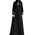 Abaya Jilbab-Robe longue musulmane pour femme caftan décontracté ensembles islamiques indiens