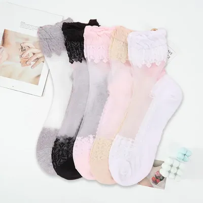 Sox – chaussettes en soie et cristal pour femmes 3/5 paires nouvelle collection respirantes