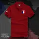 Polo à manches courtes pour hommes France République française Marques blanches Imprimé pour le