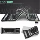 Clavier sans fil pliable en silicone USB 2.4G flexible étanche clavier fin universel