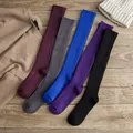 Chaussettes longues chaudes en laine pour femmes bas d'hiver chaussettes hautes dames filles