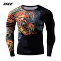 T-Shirt Dragon 3D pour hommes sweat-shirt drôle style chinois mode hip hop fête vêtements de
