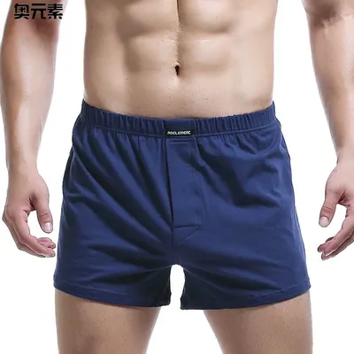 Boxer en coton sexy pour hommes sous-vêtements de marque caleçons masculins pantalons de haute