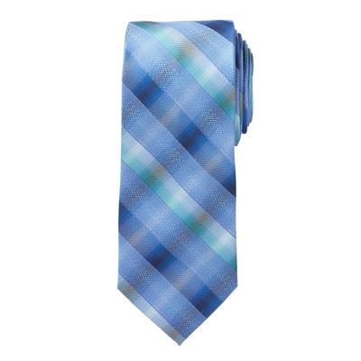 Men's Big & Tall KS Signature Classic Stripe Tie by KS Signature in Tidal Green Stripe Necktie