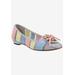 Women's Edie Flat by J. Renee in Pastel Multi (Size 8 M)