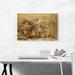 ARTCANVAS Sketch for the Lion Hunt 1615 by Peter Paul Rubens - Wrapped Canvas Painting Print Canvas, Wood in Brown | 18 H x 26 W x 0.75 D in | Wayfair