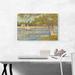 ARTCANVAS The Seine at La Grande Jatte 1888 by Georges Seurat - Wrapped Canvas Painting Print Canvas in Blue/Green | 18 H x 26 W x 0.75 D in | Wayfair