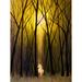 Buy Art For Less White Unicorn by Ed Capeau - Painting Print Canvas/Metal in Black/Green/Yellow | 10 H x 8 W x 1.5 D in | Wayfair CAN EDC372 10x8