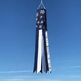 The Holiday Aisle® Winter Wonderland 40" Windsock, Polyester in Blue | 40 H x 6 W in | Wayfair 3C71A9936FA844E09CDBD6C454D0A9D5