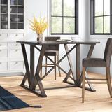 Gracie Oaks Coggon Counter Height Extendable Drop Leaf Dining Table Wood in Brown/Gray | 36 H in | Wayfair 6624FD5B7ABF47B2BFFA10FED83118AA