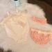 Jessica Simpson Matching Sets | Jessica Simpson Baby Outfit | Color: Cream | Size: 3-6mb