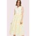 Kate Spade Dresses | Kate Spade French Cream Flora Organza Dress Nwt | Color: White/Yellow | Size: 4