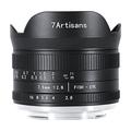 7artisans 7.5mm f2.8 Mark II APS-C Fisheye Wide Angle Manual Fixed Lens for Panasonic Micro 4/3 MFT Mirrorless Camera G1 G2 G3 G5 G6 G7 GF1 GF2 GX1 GX7 GM1 GM5 GH1 GH4 GH5