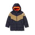 Scotch & Soda Boy's Nylon Jacket with Double Hood Construction, Night 0002, 14