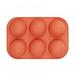 Norbi 6 Cup Non-Stick Silicone Pudding Cake Mold Silicone | 1 H x 5.2 W x 7.7 D in | Wayfair WLWQUV28191696A