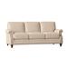 Bradington-Young West 82" Genuine Leather Rolled Arm Sofa Genuine Leather | 36 H x 82 W x 38 D in | Wayfair 759-95-922000-82-TU-MH-#9FN