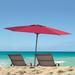 Freeport Park® Brennen 7.33' Beach Umbrella Metal in Red | Wayfair 458B72E905D942209366A23FD05BFD2B