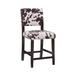 Loon Peak® Boyabat Nailhead Trim Counter & Bar Stool Wood/Upholstered in Brown | 38.75 H x 18.5 W x 22 D in | Wayfair