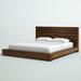 Steelside™ Ojai Low Profile Platform Bed Wood in Brown | 42 H x 89 W x 92 D in | Wayfair E50F1B53036342AEAEF387877DE872B7