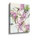 Winston Porter Wisteria in Bloom by Jennifer Jholden - Graphic Art Print on Canvas in Green/Pink | 10 H x 8 W x 2 D in | Wayfair