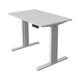 Höhenverstellbarer Steh-Sitz-Tisch (elektrisch) »Move 3« 100 cm / 60 cm tief grau, Kerkmann, 100x120x60 cm