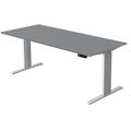 Kerkmann Höhenverstellbarer Steh-Sitz-Tisch (elektrisch) »Move 3« 180 cm grau, 180x120x80 cm