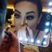 Latitude Run® Touch Pro Makeup Mirror w/ LED Lights & Bluetooth Speaker 360 Adjustable Rotation Vanity Mirror in Yellow | Wayfair