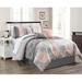 Bungalow Rose Limerick Comforter Set Polyester/Polyfill/Microfiber in Gray | Queen Comforter + 6 Additional Pieces | Wayfair