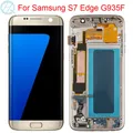 Aucun défaut LCD pour Samsung S7 Edge G935F affichage avec cadre écran tactile SM-G935F écran LCD