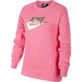 NIKE Kinder Sweatshirt G NSW SHINE FT CREW Q5, Größe L in PINKSICLE