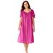 Plus Size Women's Silky 2-Piece PJ Set by Only Necessities in Paradise Pink (Size 4X) Pajamas