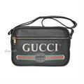 Gucci Bags | Gucci Large Leather Logo Print Messenger Bag Bag | Color: Black | Size: 13"L X 3"W X 9"H