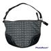 Coach Bags | Coach F10924 Black & Gray Signature Hobo Bag | Color: Black/Silver | Size: Medium