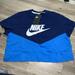 Nike Tops | Nike Sportswear Heritage Womens Crop Top Shirt | Color: Blue | Size: Various