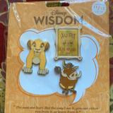 Disney Jewelry | Disney Wisdom Lion King Pin Set | Color: Gold | Size: Os
