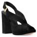 Michael Kors Shoes | Michael Kors Becky Platform Block-Heel Sandals | Color: Black | Size: 8
